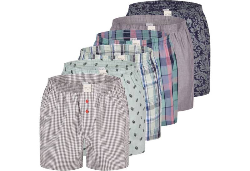 Phil & Co. Boxershorts 6 Phil & Co. Berlin Webboxer Herren american Boxer Boxershorts Shorts (1-St) von Phil & Co.