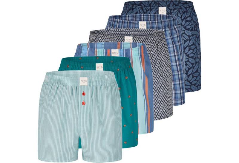 Phil & Co. Boxershorts 6 Phil & Co. Berlin Webboxer Herren american Boxer Boxershorts Shorts (1-St) von Phil & Co.