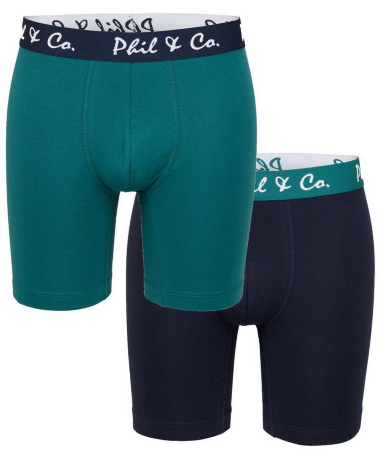 Phil & Co. Langer Boxer Herren Long Pants eng anliegend Boxer Shorts von Phil & Co.