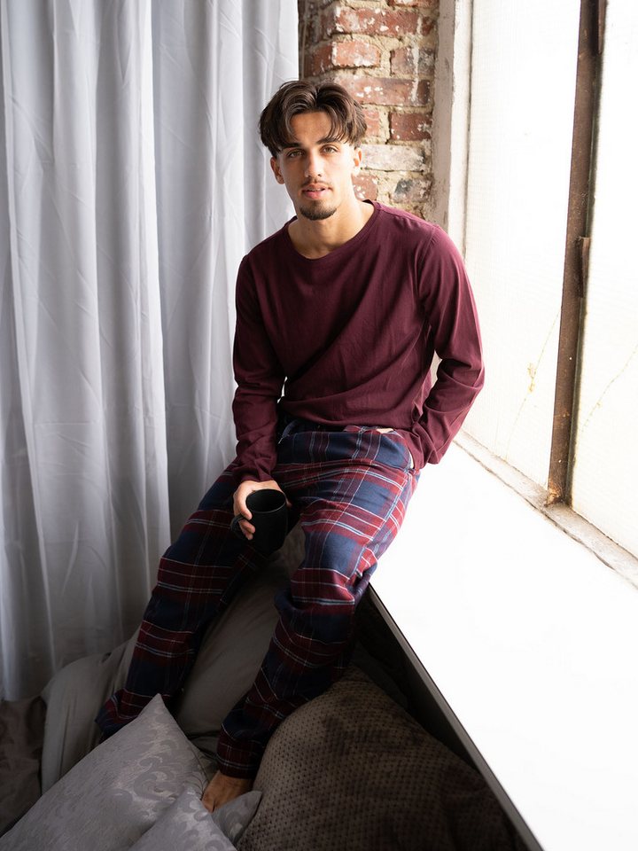 Phil & Co. Pyjamahose Flanell Schlafhose, Nacht Hose, Loungehose von Phil & Co.