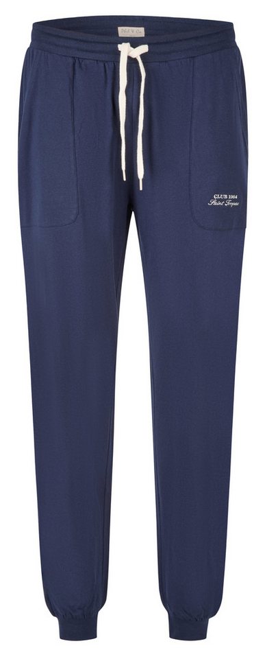Phil & Co. Pyjamahose Herren Schlafanzughose mit Bündchen (1-tlg) Baumwolle von Phil & Co.