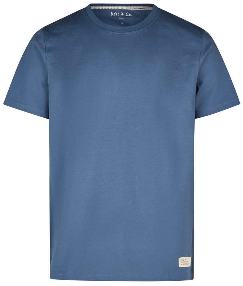 Phil & Co. Pyjamaoberteil Chill Factor (Packung, 1-tlg., 1-teilig) Herren Schlafanzugshirt Kurzarm Baumwolle T-Shirt von Phil & Co.