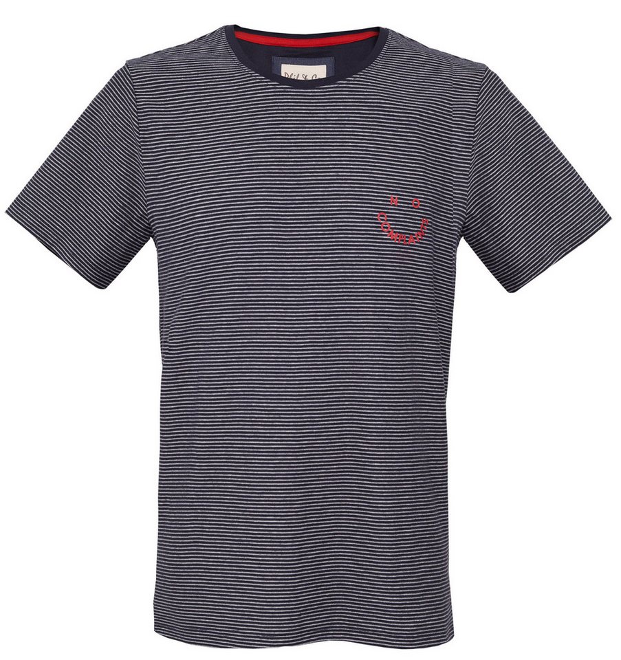 Phil & Co. Pyjamaoberteil Herren Pyjamashirt mit kurzem Arm (1-tlg) Baumwolle von Phil & Co.