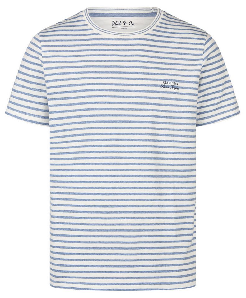 Phil & Co. Pyjamaoberteil Herren Pyjamashirt mit kurzem Arm (1-tlg) Modisches Design von Phil & Co.