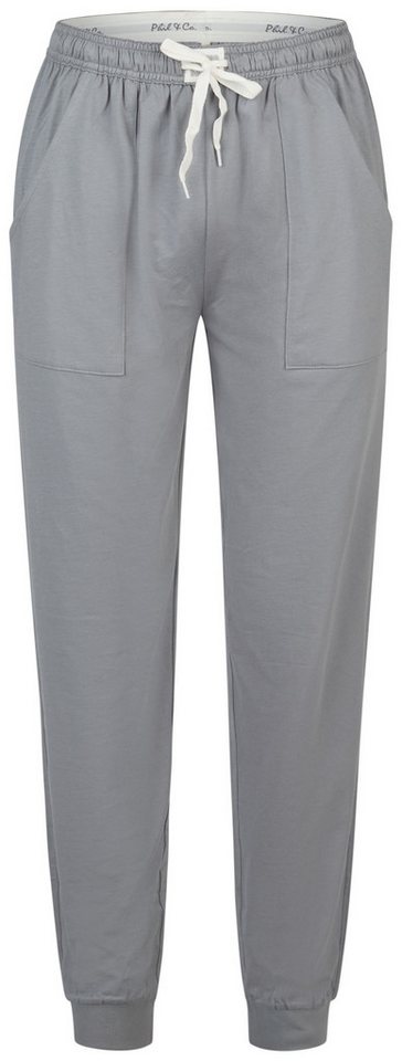 Phil & Co. Homewearhose Chill Trek (1-tlg., 1-teilig) Herren Schlafhose lang Bündchen Relaxhose Homewearhose Baumwolle von Phil & Co.