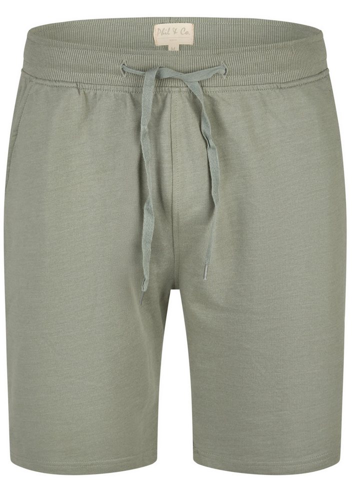 Phil & Co. Pyjamashorts Herren Pyjamahose kurz (1-tlg) Basic von Phil & Co.