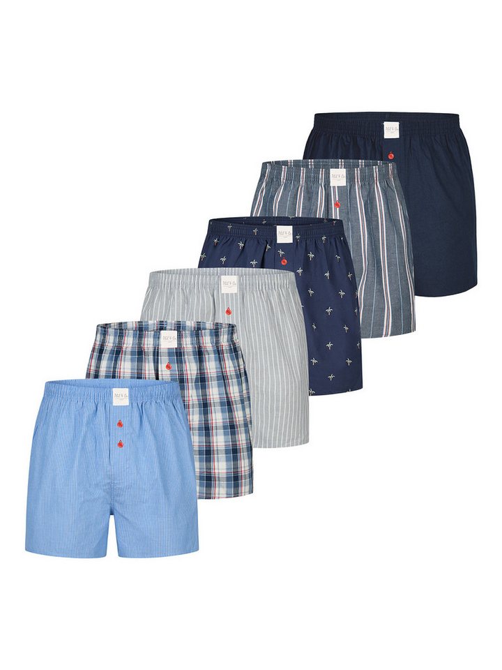 Phil & Co. Retro Boxer Classics (6-St) Retroshorts, Vintage Boxer, Klassische Boxer von Phil & Co.
