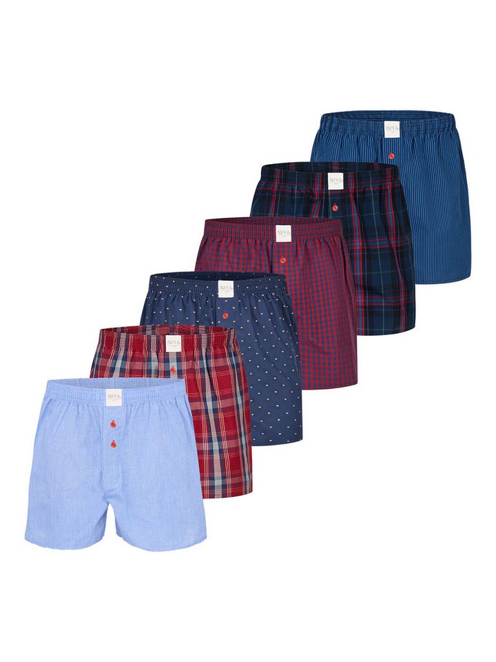 Phil & Co. Retro Boxer Classics (6-St) Retroshorts, Vintage Boxer, Klassische Boxer von Phil & Co.