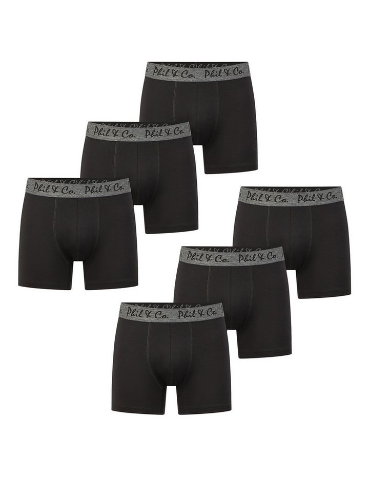 Phil & Co. Retro Boxer Jersey Core (6-St) Retro-Boxer retroshorts boxershorts von Phil & Co.