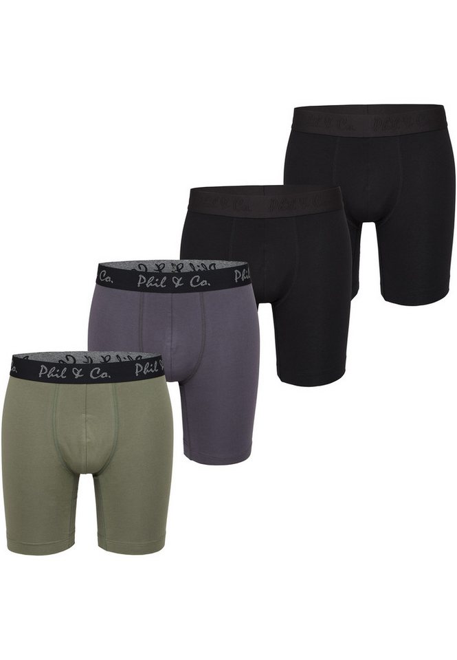 Phil & Co. Retro Pants All Styles (4-St) Retroshorts - langes Bein - Jersey - ohne störendes Etikett von Phil & Co.