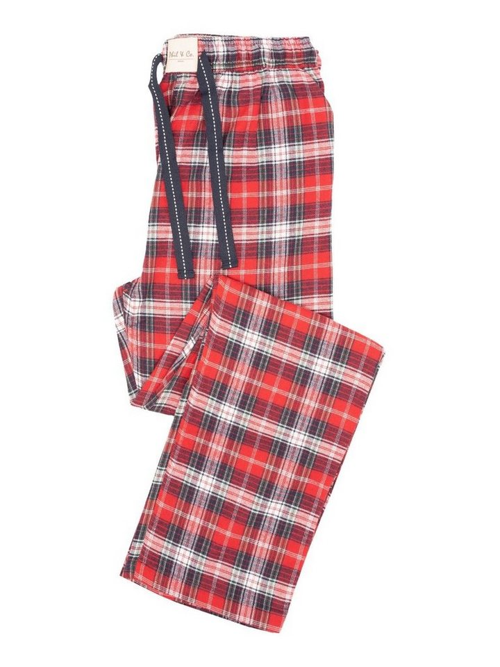 Phil & Co. Schlafanzug FLANELL Pyjamahose Schlafanzughose, warme Pyjama Schlafanzug von Phil & Co.