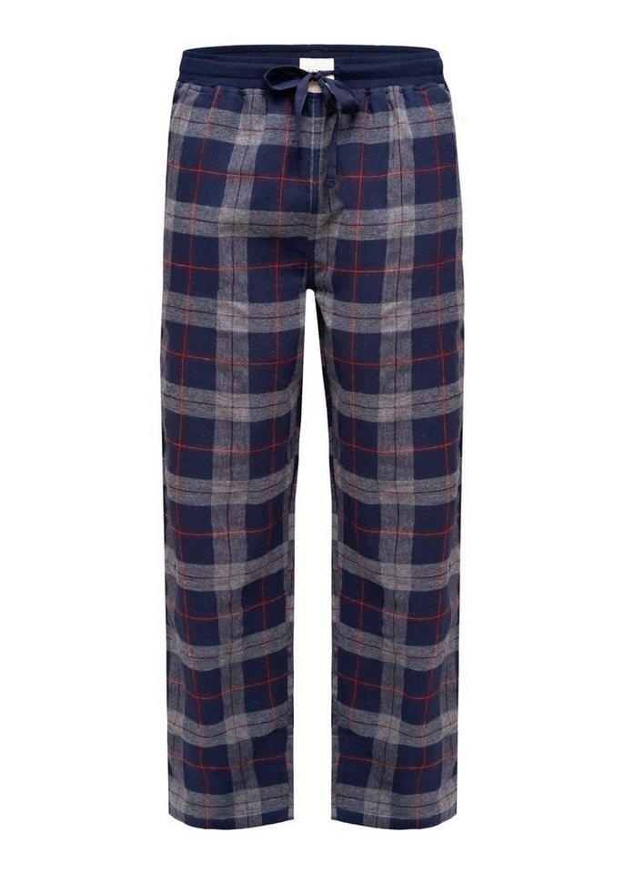 Phil & Co. Schlafanzug Phil & Co Berlin warme Herren FLANELL Pyjamahose Homewear Farbwahl von Phil & Co.