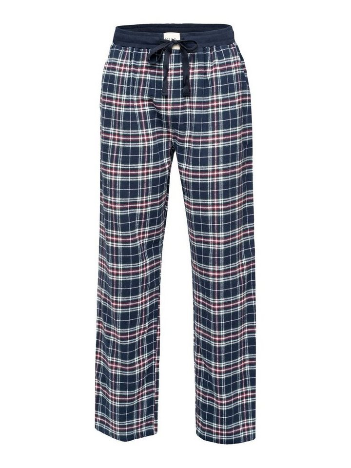 Phil & Co. Schlafanzug Phil & Co Berlin warme Herren FLANELL Pyjamahose Homewear Farbwahl von Phil & Co.