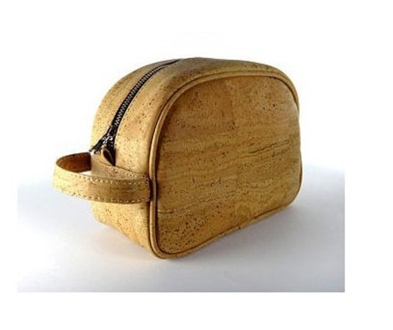 Natürliche Haut - | Kosmetiktasche Aus Kork Weihnachtsgeschenk von PhilCork