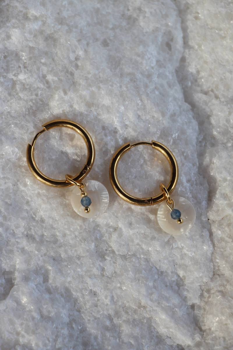 Edelstahlohrringe Mit Handgefertigten Anhängern von PhilaVida