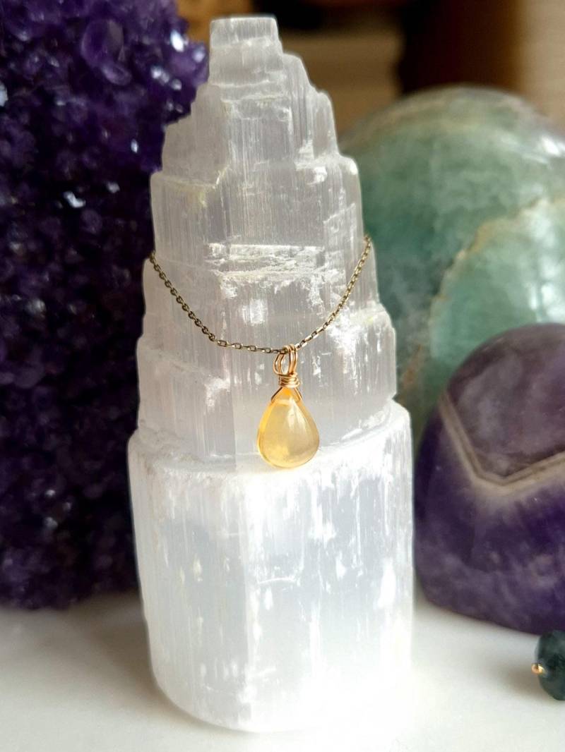 Citrin Kette Anhänger Tropfen Citrin Kette Anhänger Tropfen von Philiafull