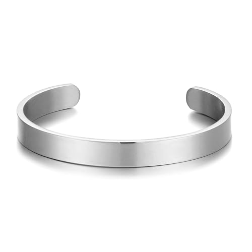 Philip Jones Manschettenarmband aus Stahl für Herren von Philip Jones