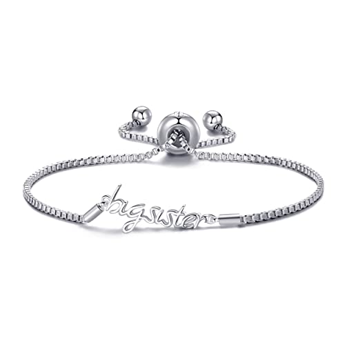 Philip Jones Versilbertes Big Sister-Armband mit Zircondia®-Kristallen von Philip Jones