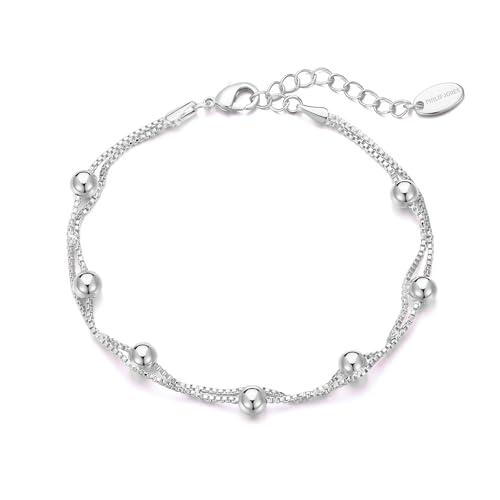 Philip Jones Versilbertes Kugelarmband von Philip Jones