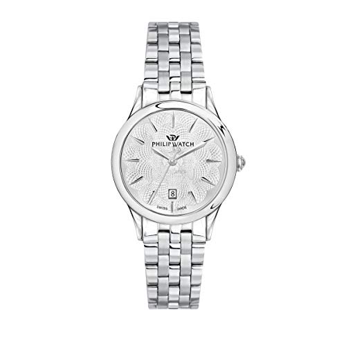 PHILIP WATCH Damen Analog Quarz Uhr mit Edelstahl Armband R8253596501 von Philip Watch