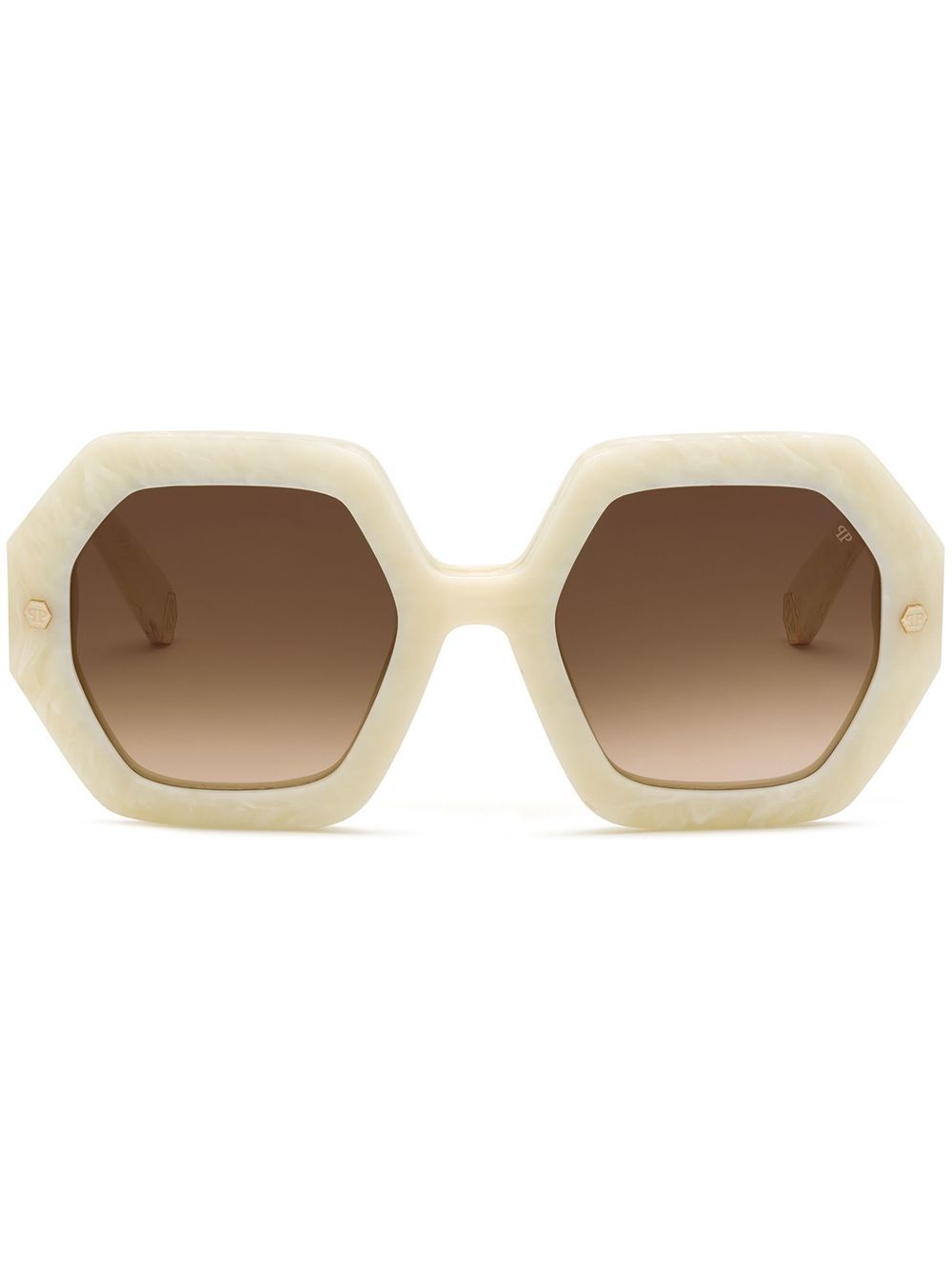 Philipp Plein Butterfly Plein First Lady Sonnenbrille - Nude von Philipp Plein