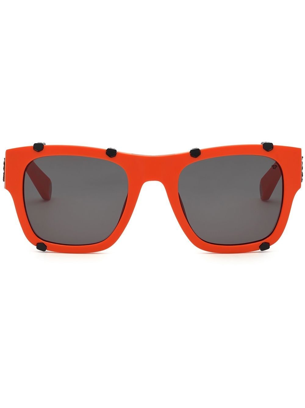 Philipp Plein Eckige Icon Hexagon Sonnenbrille - Orange von Philipp Plein