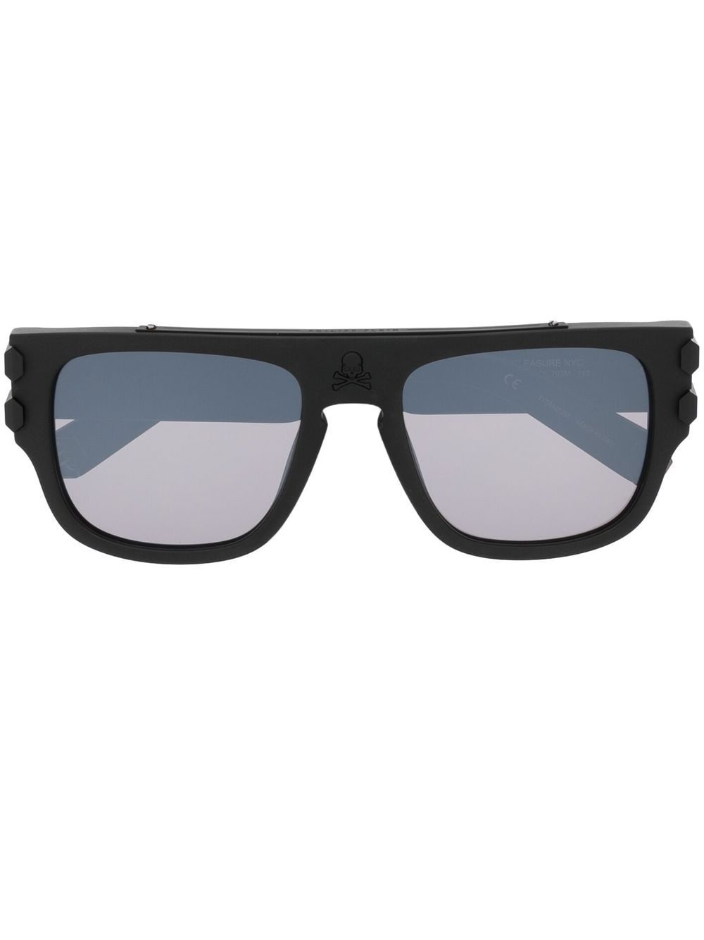 Philipp Plein Sonnenbrille mit durchgehendem Steg - Schwarz von Philipp Plein