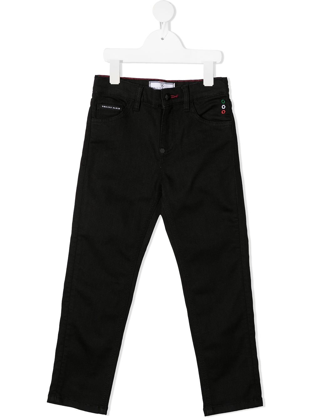 Philipp Plein Junior Gerade 'Istitutional' Jeans - Schwarz von Philipp Plein Junior