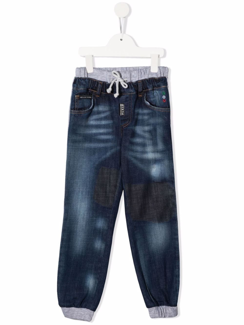 Philipp Plein Junior Jeans mit Kordelzug - Blau von Philipp Plein Junior