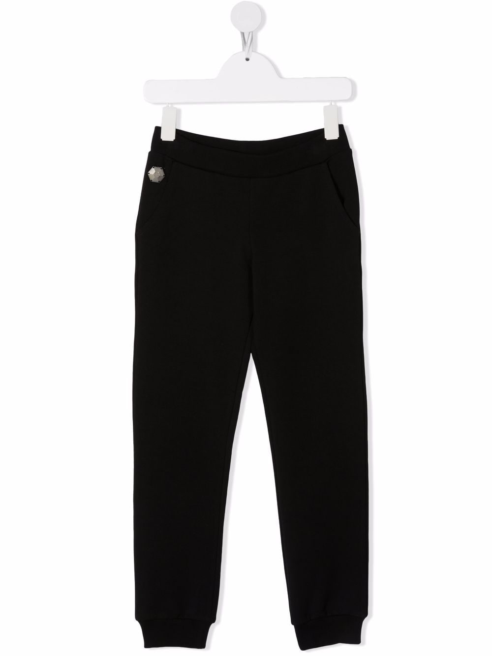 Philipp Plein Junior Jogginghose mit Logo - Schwarz von Philipp Plein Junior