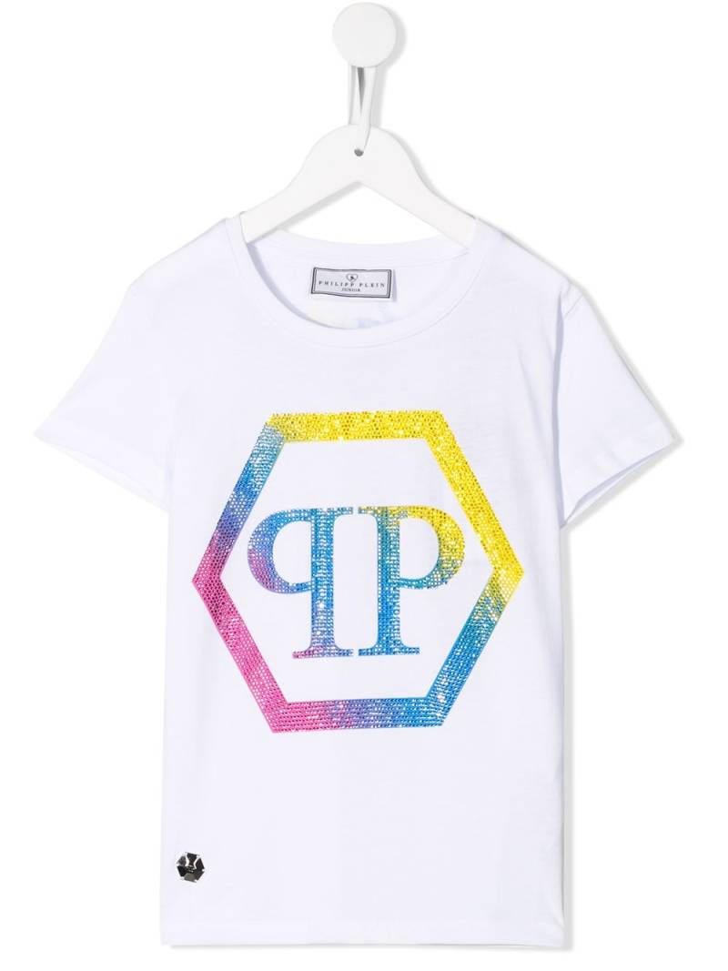 Philipp Plein Junior T-Shirt mit Kristallen - Weiß von Philipp Plein Junior
