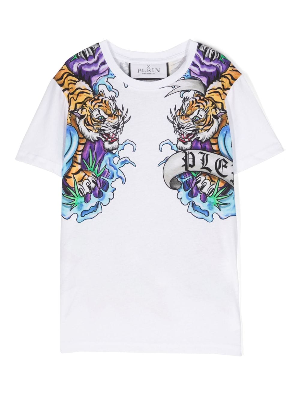 Philipp Plein Junior T-Shirt mit Logo-Print - Weiß von Philipp Plein Junior