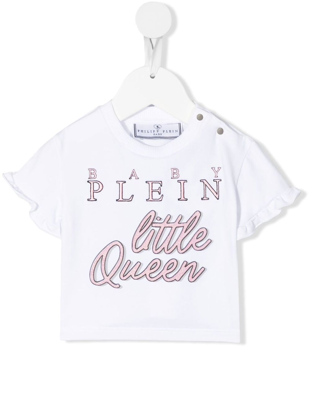 Philipp Plein Junior T-Shirt mit Slogan-Print - Weiß von Philipp Plein Junior