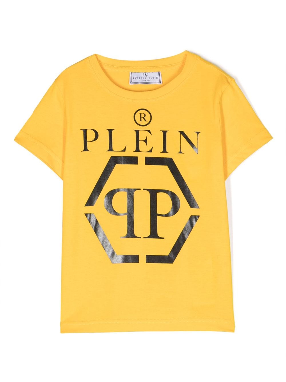 Philipp Plein Junior T-Shirt mit Logo-Print - Gelb von Philipp Plein Junior