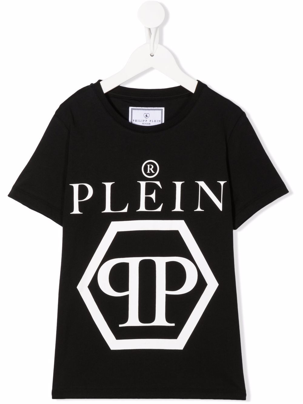 Philipp Plein Junior T-Shirt mit Logo-Print - Schwarz von Philipp Plein Junior