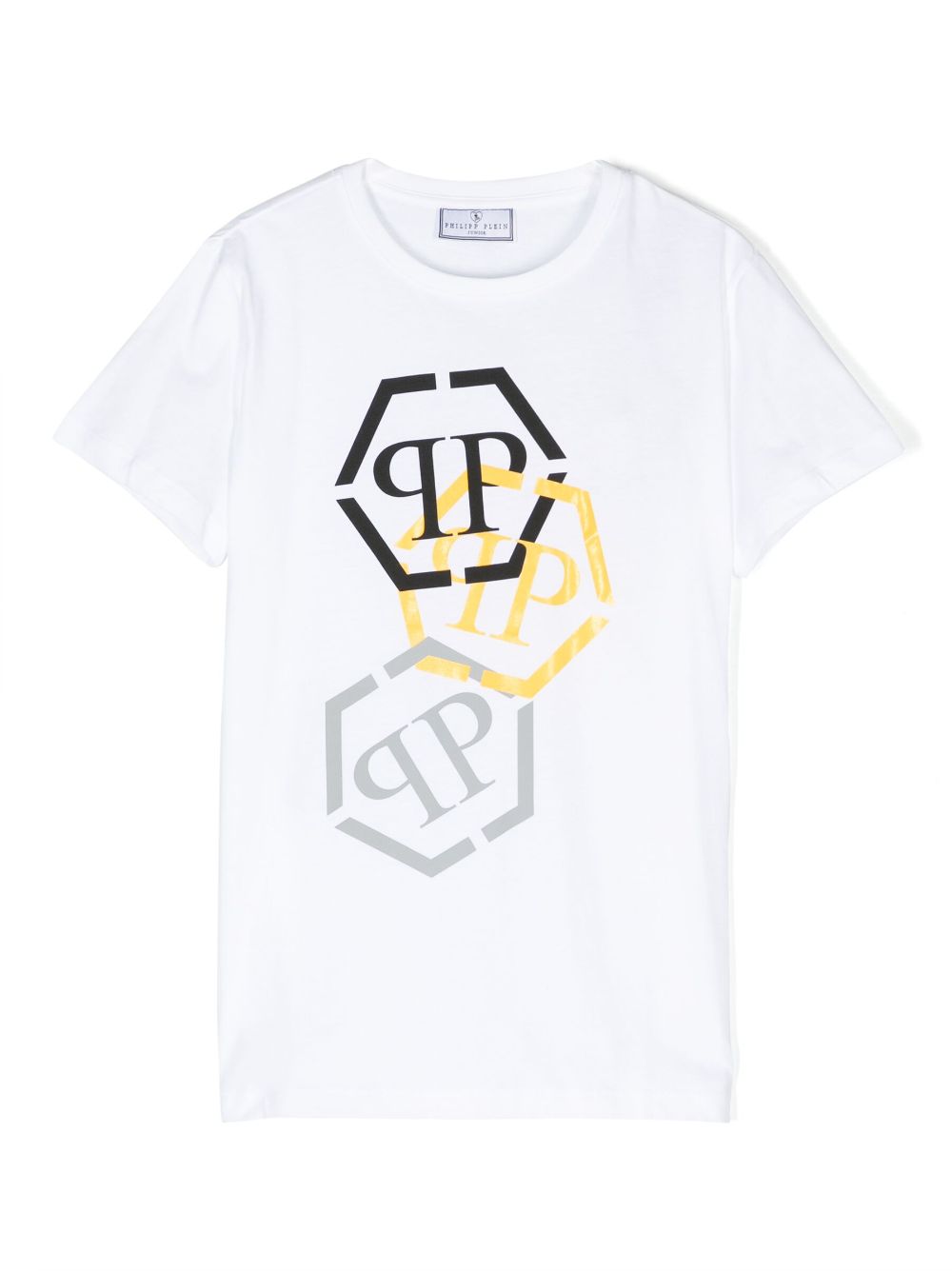 Philipp Plein Junior T-Shirt mit Logo-Print - Weiß von Philipp Plein Junior