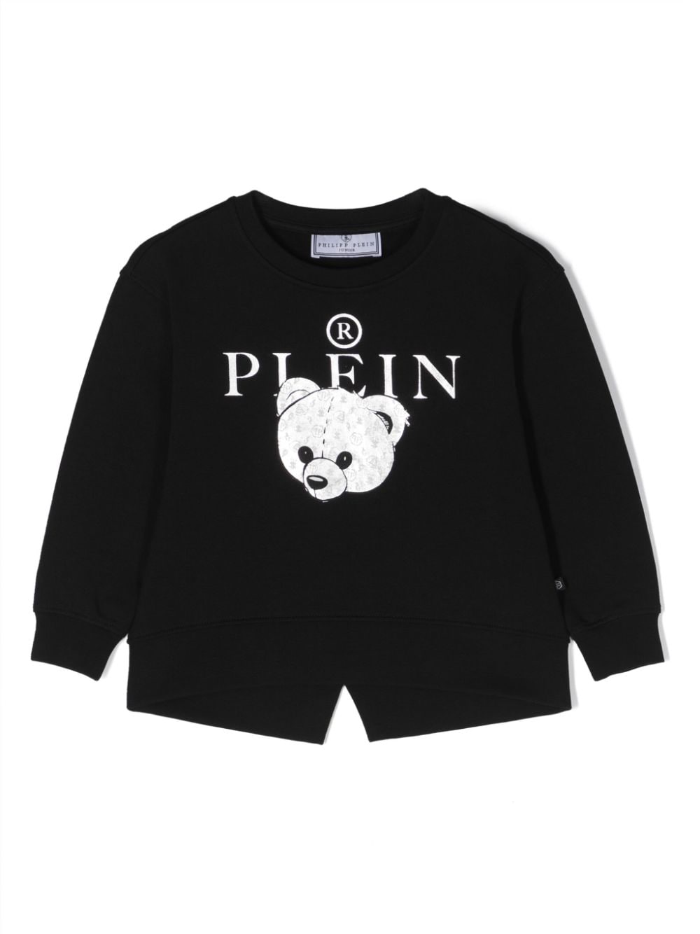 Philipp Plein Junior Sweatshirt mit Logo-Print - Schwarz von Philipp Plein Junior