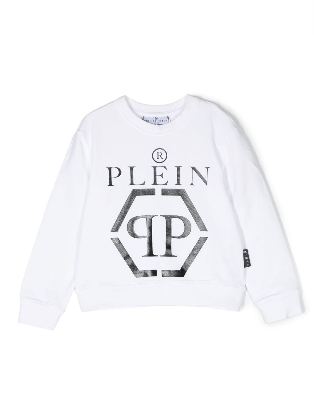 Philipp Plein Junior Sweatshirt mit Logo-Print - Weiß von Philipp Plein Junior