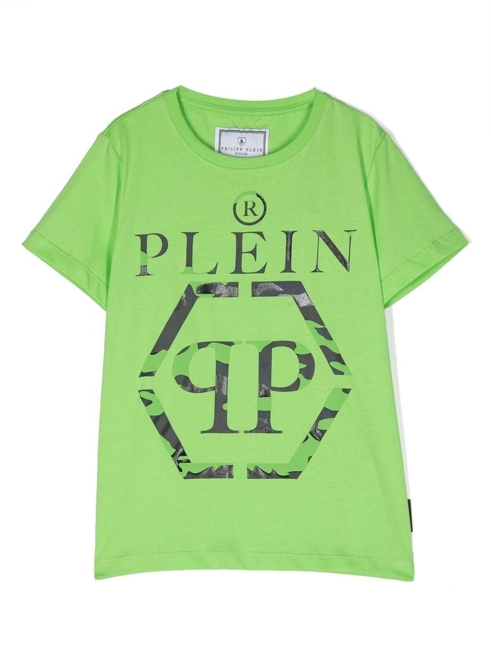 Philipp Plein Junior T-Shirt mit Logo-Print - Grün von Philipp Plein Junior