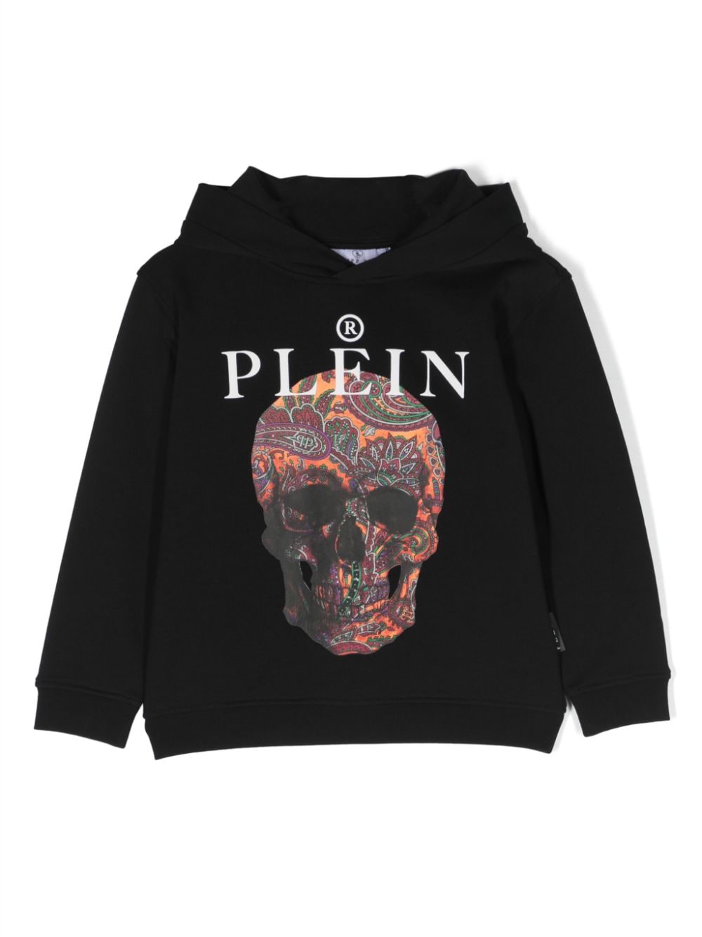 Philipp Plein Junior Hoodie mit Totenkopf-Print - Schwarz von Philipp Plein Junior