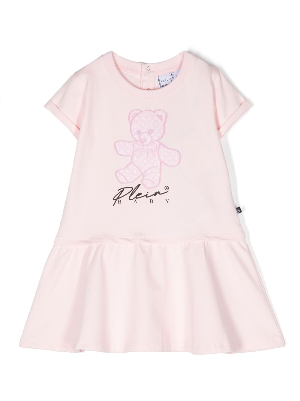 Philipp Plein Junior Kleid mit Teddy-Motiv - Rosa von Philipp Plein Junior