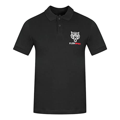 Philipp Plein Sport PIPS1207 99 Black Herren Polo Shirt Schwarz von Philipp Plein Sport