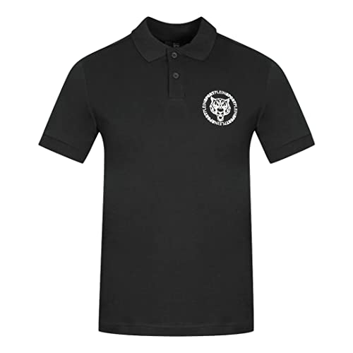 Philipp Plein Sport PIPS1214 99 Black Herren Polo Shirt Schwarz von Philipp Plein Sport