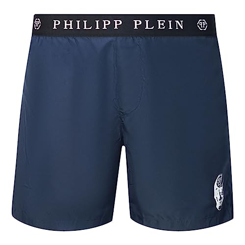 Philipp Plein 85 Herren Beach Shorts, blau, XL von Philipp Plein