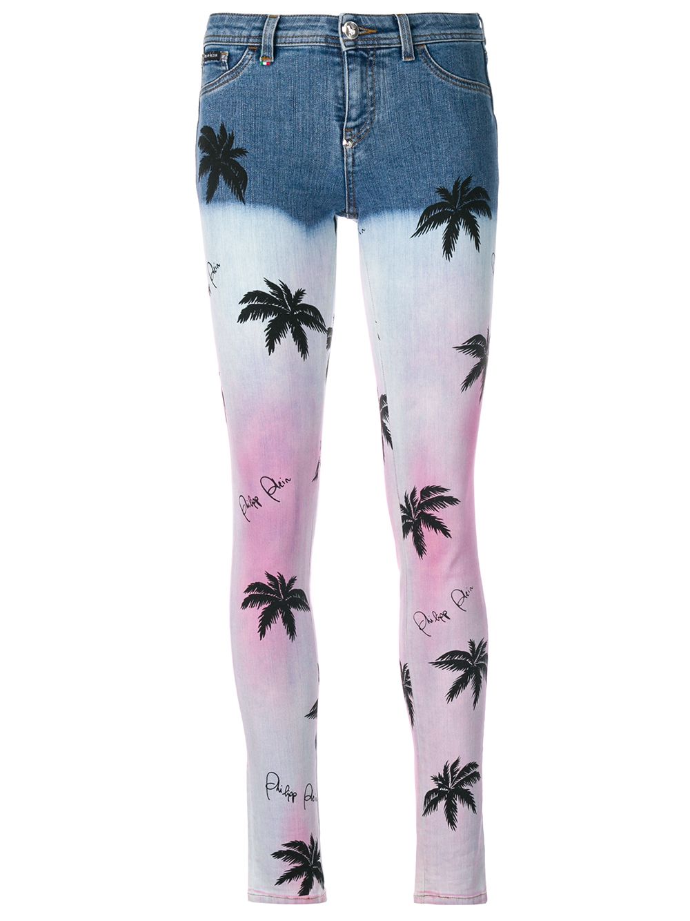 Philipp Plein 'Aloha Plein' Skinny-Jeans - Blau von Philipp Plein