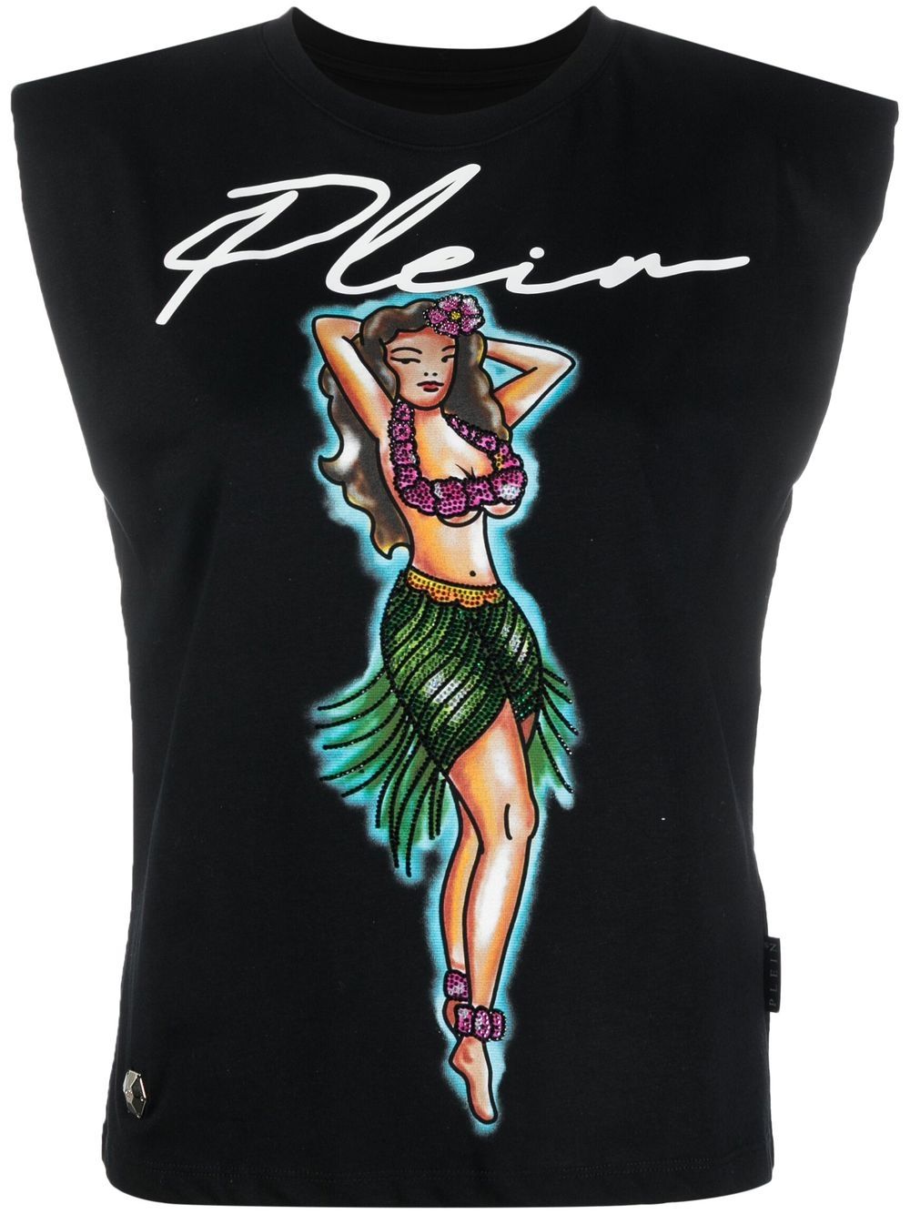 Philipp Plein Aloha Top - Schwarz von Philipp Plein