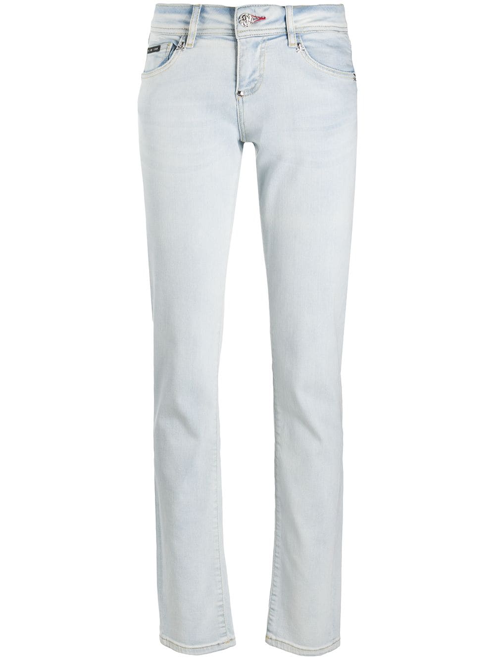 Philipp Plein Ausgeblichene Jeans - Blau von Philipp Plein