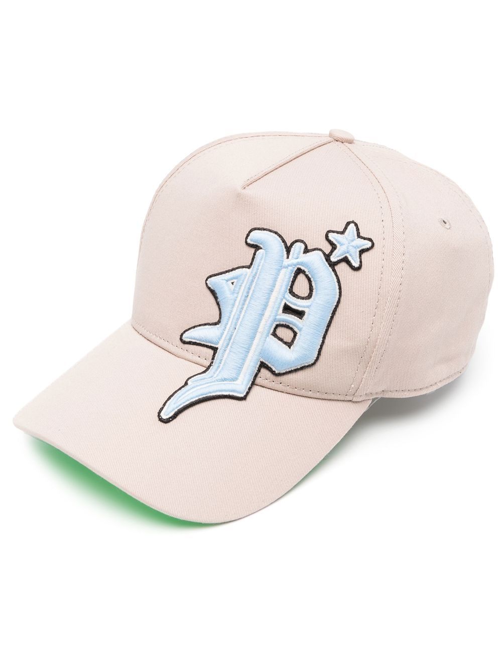 Philipp Plein Baseballkappe mit Logo-Patch - Nude von Philipp Plein