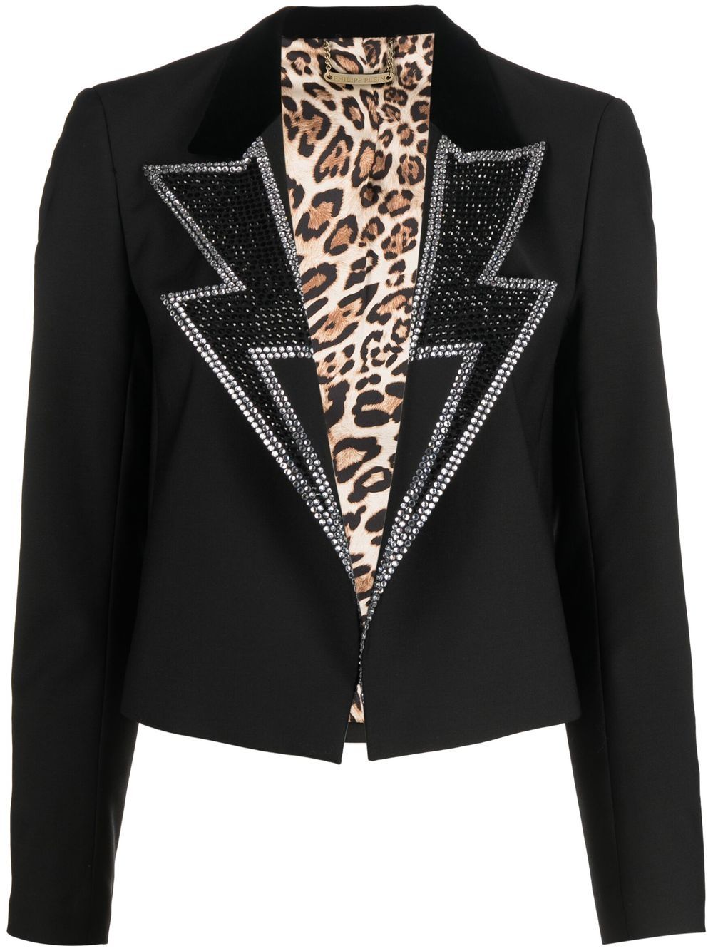 Philipp Plein Blazer mit Strass - Schwarz von Philipp Plein