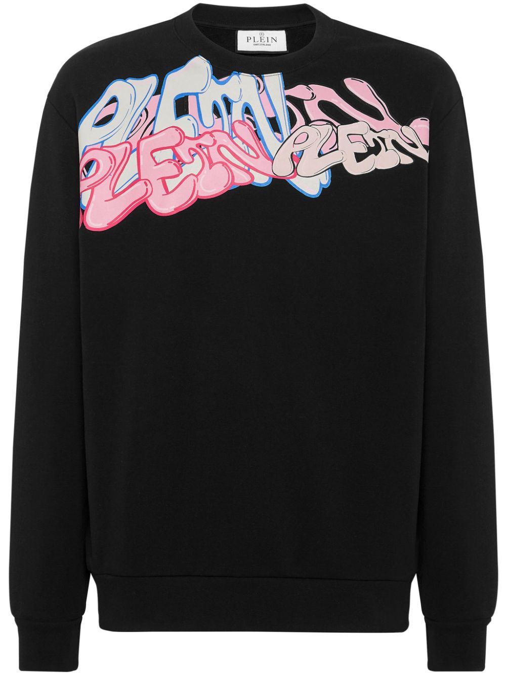 Philipp Plein Bombing Graffiti Jersey-Sweatshirt - Schwarz von Philipp Plein